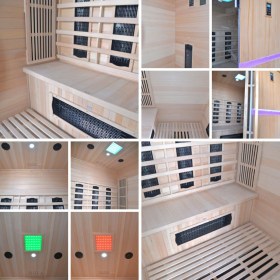 Sauna infrarossi 4 persone ARTEMISIA dettagli