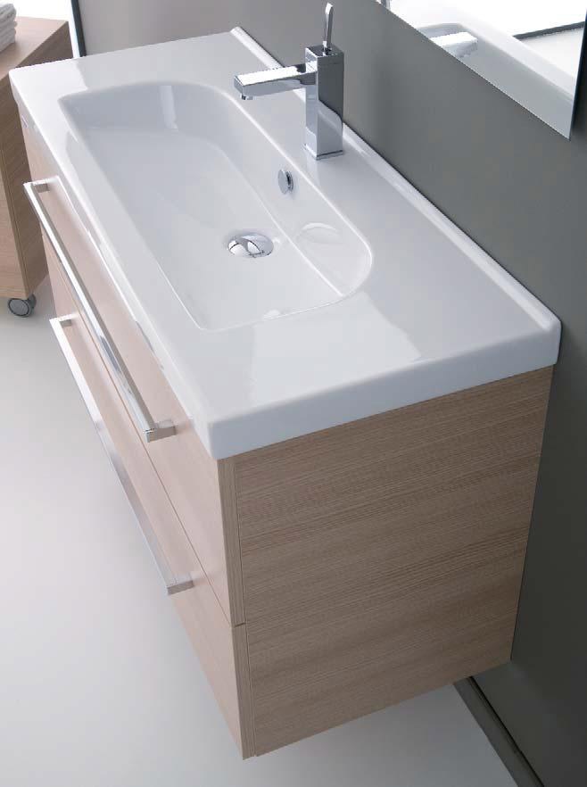 Pensile bagno bianco laccato: composizione vk bianco laccato ... Mobile bagno rovere bianco