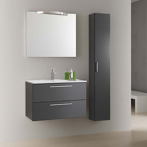 Mobili bagno economici : mobile bagno sospeso emma 80