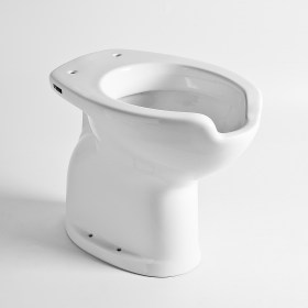 WC disabili per Bagno Disponibile con Scarico a Terra e Scarico Parete