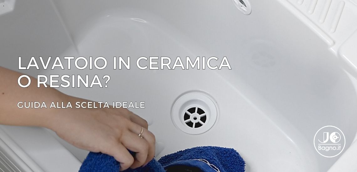 guida lavatoio in ceramica o lavatoio in resina