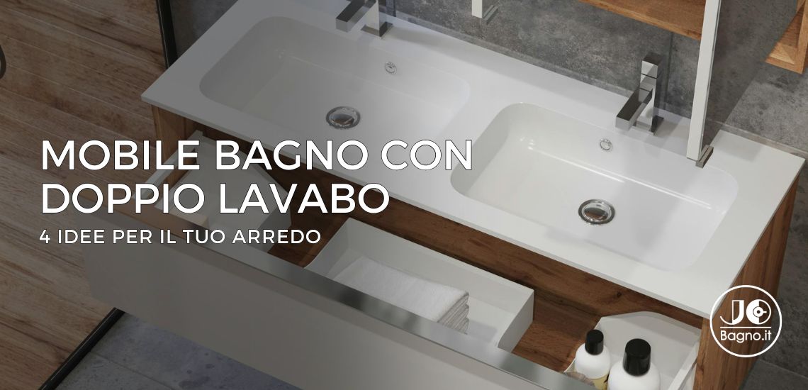 mobile bagno doppio lavabo