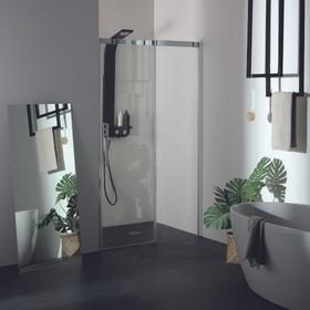 Mobile Alto da Bagno 4 Ante 60x34 Colore Grigio Multiuso E Scarpiera