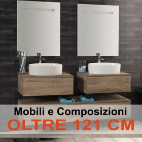 Mobili e Arredo Bagno Lungo Superiore a 120 Cm