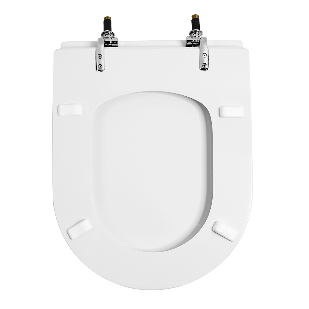 Copriwater Coprivaso Tavoletta SEDILE WC PER DOLOMITE VASO CLODIA Bianco :  : Fai da te