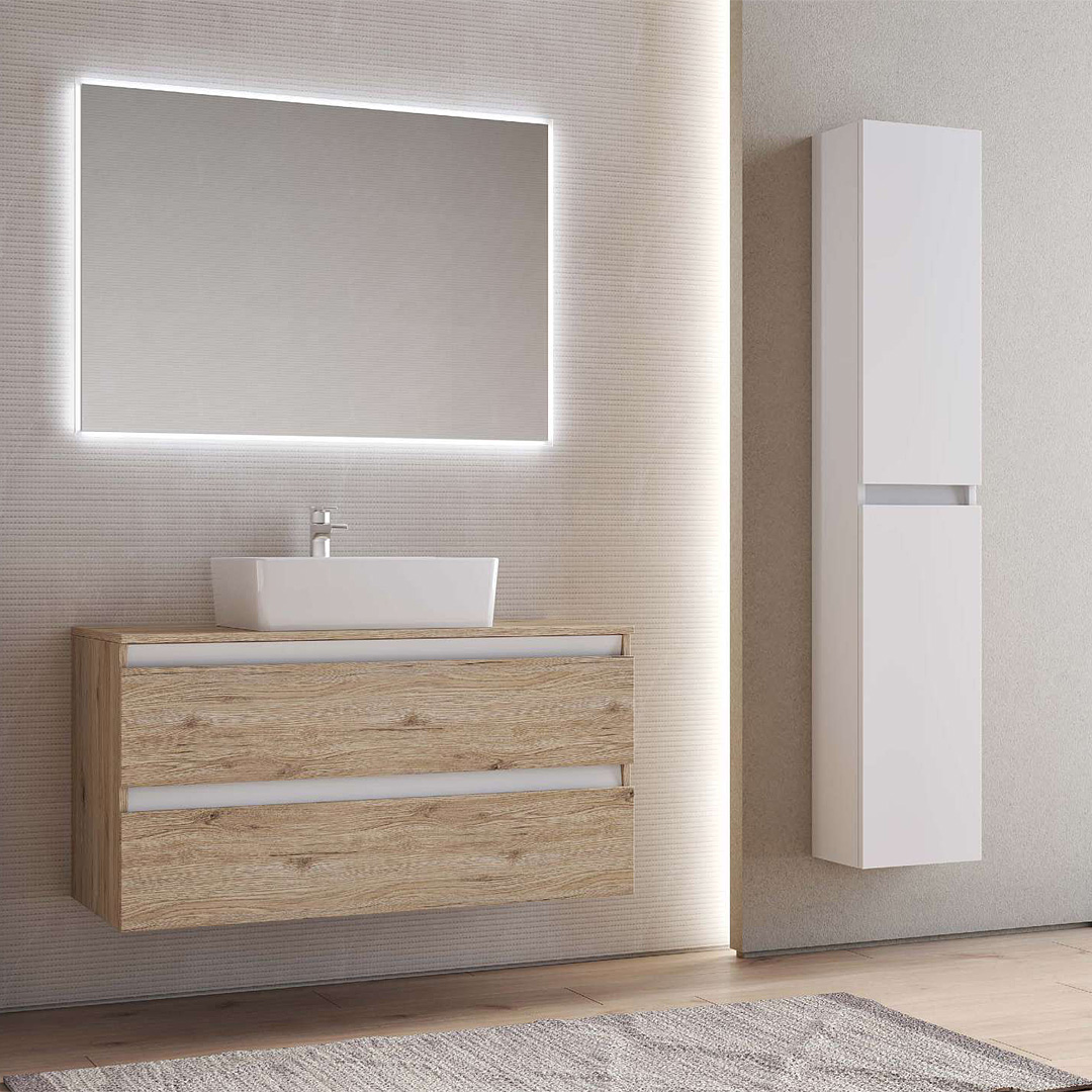 Faretto universale Per Specchio Bagno Con Lampada a luce calda