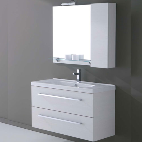Arredo e mobili bagno moderni on line jo bagno.it Mobile bagno rovere bianco