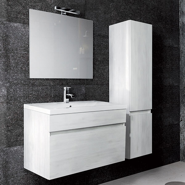 Arredo e mobili bagno moderni on line jo bagno.it Mobile bagno bianco e nero