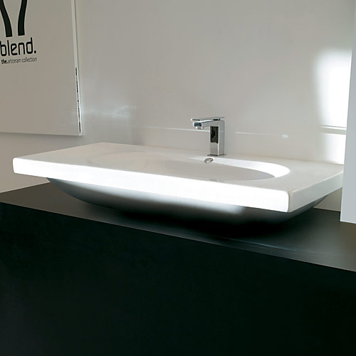 lavabo consolle appoggio 106 blend art ceram