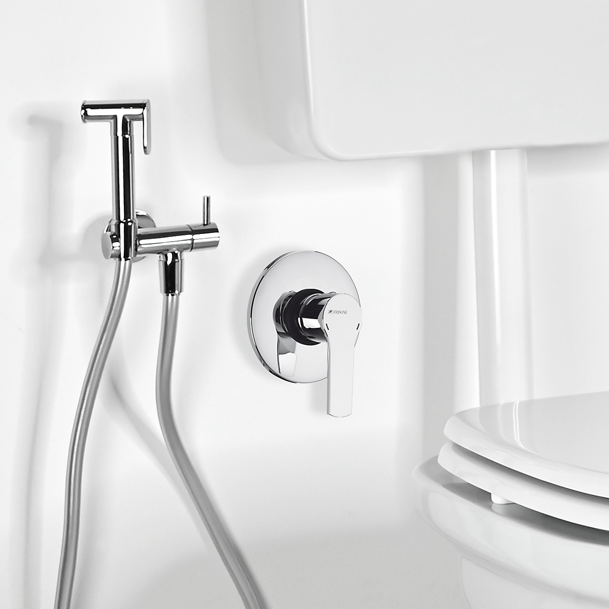 WC con Cassetta Esterna Comfort con lo Scarico a Muro L38xP70xA79cm cod.  00001145