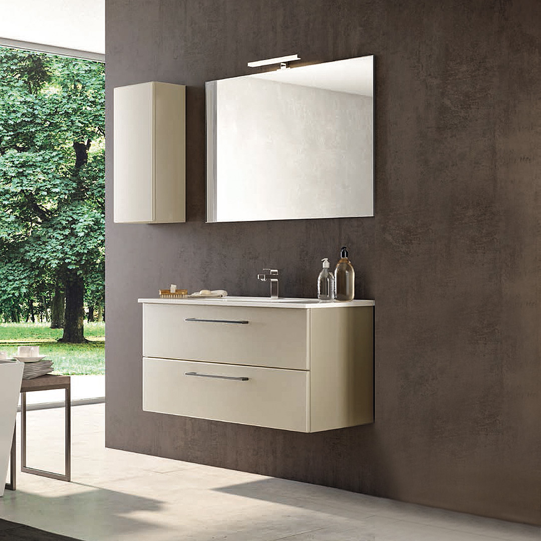 SET SANITARI BAGNO IN CERAMICA SABBIA OPACO