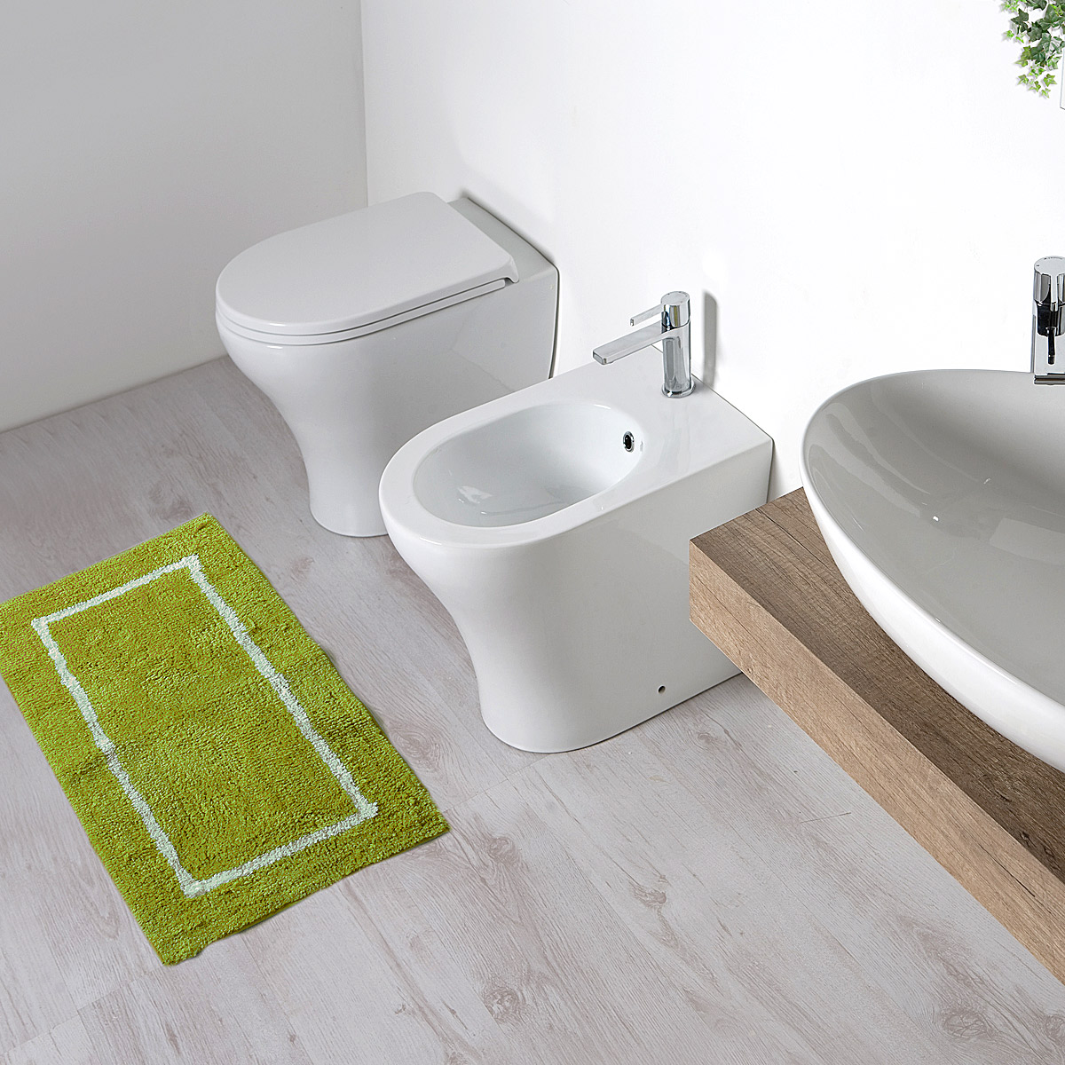 Sanitari Bagno a Terra Filomuro 50x36 Zeta in Ceramica 