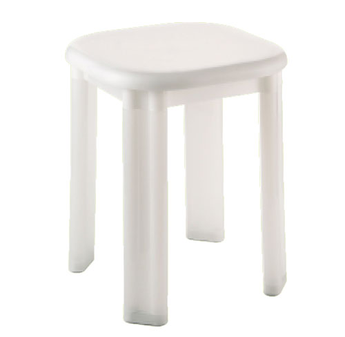 Sgabelli bagno: Sgabello abs bianco Eos Sgabelli bagno: Sgabello abs bianco Eos