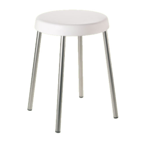 Sgabelli bagno: Sgabello tondo bianco Rondo Sgabelli bagno: Sgabello tondo bianco Rondo