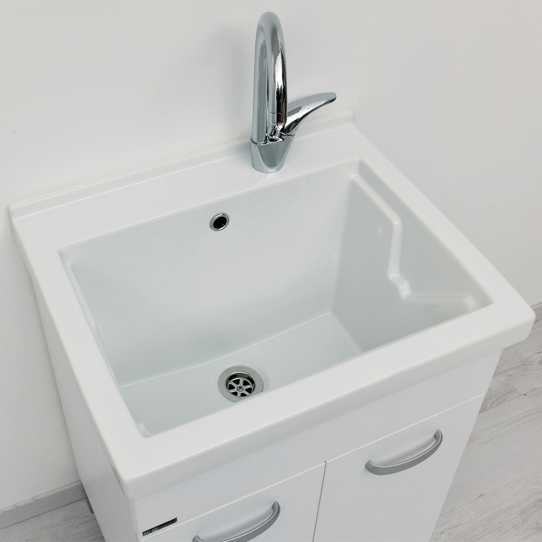 Vasca lavatoio in ceramica 75x65 grande Rodano - Offerta