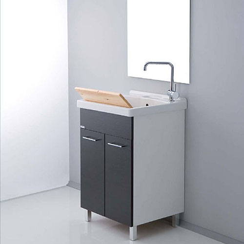 Lavatoi in ceramica : Vasca lavapanni con mobile Reno 60x50 Lavatoi in ceramica : Vasca lavapanni con mobile Reno 60x50