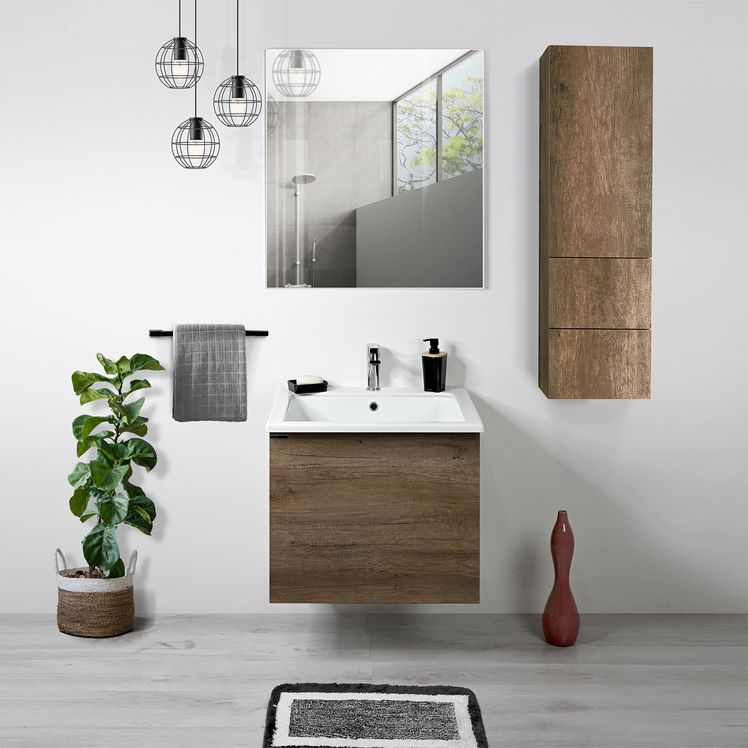 Mobile bagno lavatoio 60x51 sospeso in ceramica YORK moderno e design