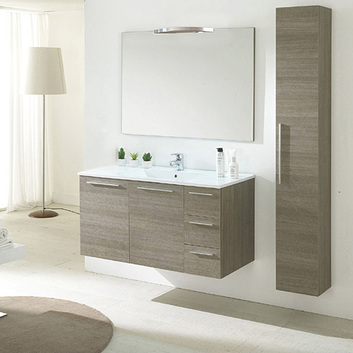 Mobili bagno economici: mobile bagno sospeso raffaella 100 cm Mobili sospesi da bagno