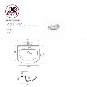 Tecnica Lavabo Equa 1010