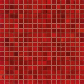 3003 Rosso Mosaico in Pasta di Vetro RAL Tessere 1,5 Ondulato 