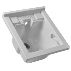 Vasca in Resina PP 45x50 Ideale come ricambio Resistente Agli Acidi