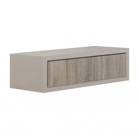 Pensile sospeso orizzontale con cassetto (J60012) ROVERE MOKA