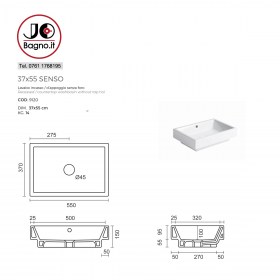 Tecnica Lavabo Senso 9120