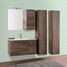 Arredo bagno sospeso Klara con lavabo da 90 cm