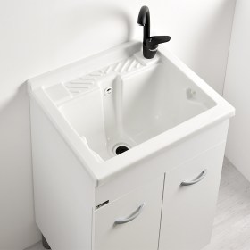 Mobile lavanderia con vasca in acrilico Athena 50x50 / 60x60 / 60x50