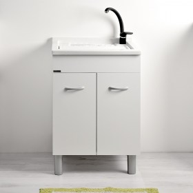 Mobile lavanderia con vasca in acrilico Athena 50x50 / 60x60 / 60x50