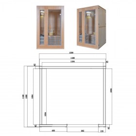 Piccola Sauna Finlandese AURA tecnica