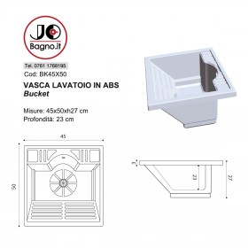 Bucket 45x50 tecnica