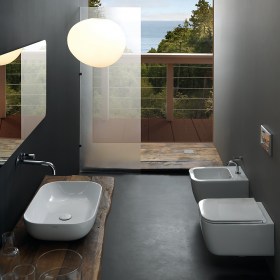 Wc e bidet istallazione sospesa Brio