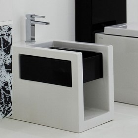 Bidet a terra Serie Box Ceramica GSG