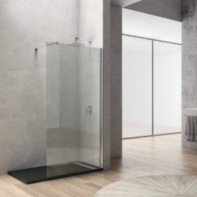 Parete Walk-In in cristallo temperato 8 mm Ix-Box Shower