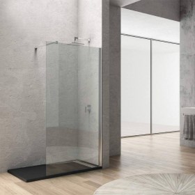 Parete Walk-In in cristallo temperato 8 mm Ix-Box Shower