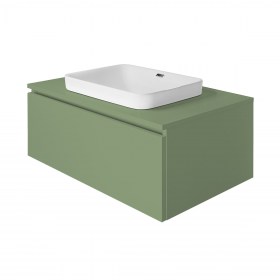 Cassettone bagno nella colorazione Verde Salvia Sage Green