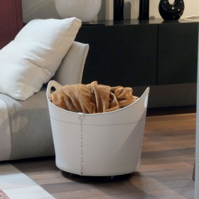 Contenitore in cuoio rigenerato Cadin mini