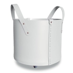Contenitore in cuoio rigenerato Tonda mini