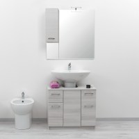 Mobile Bagno a Terra Copricolonna Sottolavabo 70 cm Vari COlori