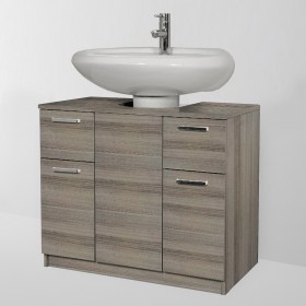 Mobile Copricolonna Bagno 70x46 GAIA Finitura Olmo Caffè