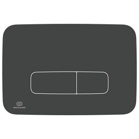 Placca di comando per cassette di scarico Oleas M3 Nero