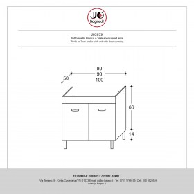 sottolavello cucina 2 ante 80-90-100x50 - Tecnica