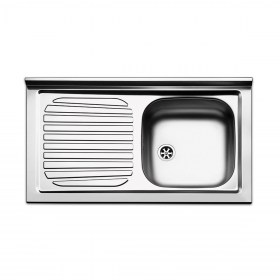 Lavello Inox vasca a dx 90x50 cm
