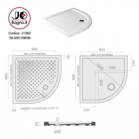 Piatto doccia H6 tecnica J1062