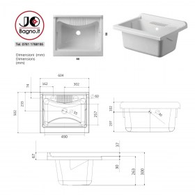 Tecnica Vasca in Resina PP 60x50 