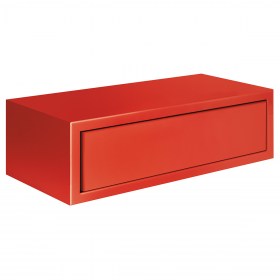 Pensile sospeso orizzontale con cassetto (J60031) ROSSO