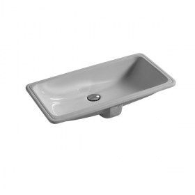 Lavabo in Ceramica Sottopiano Incasso 71x37xh19