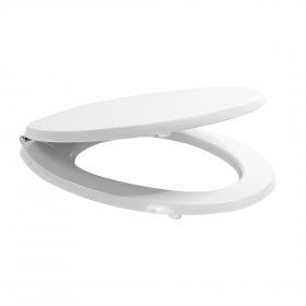 Copriwater in MDF Bianco Seduta e Copriwater Cerniere Incluse