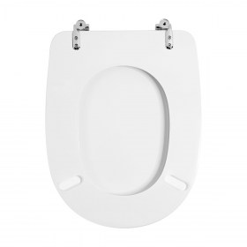 Copriwater in MDF Bianco Incluso di Seduta Retro